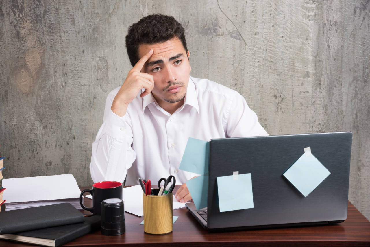 Employee experiencing persistent depression at work"