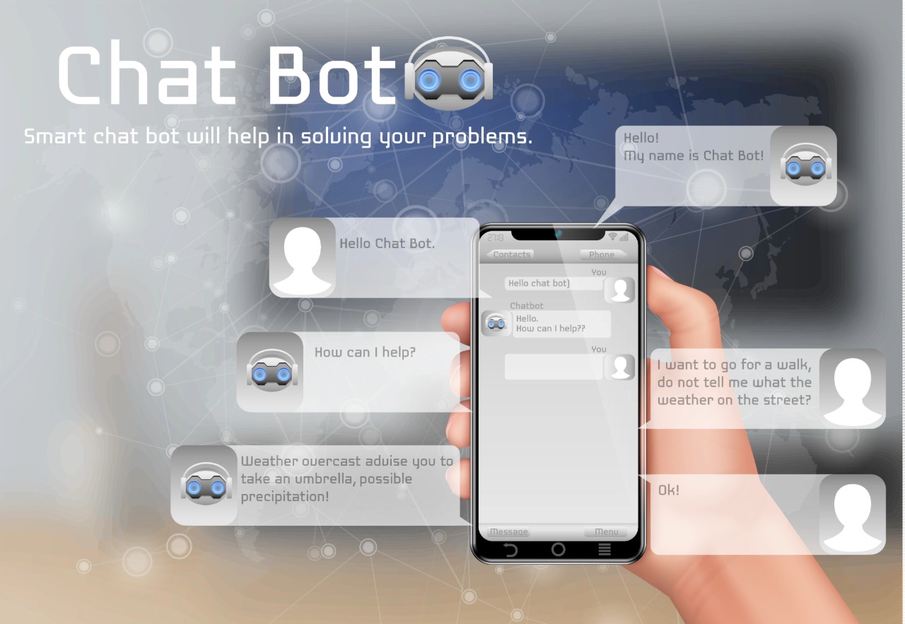 "AI chatbot automating customer service on a business website in 2025"

