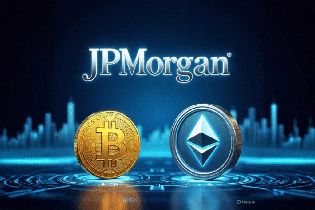 Bitcoin and Ethereum used as collateral by JPMorgan